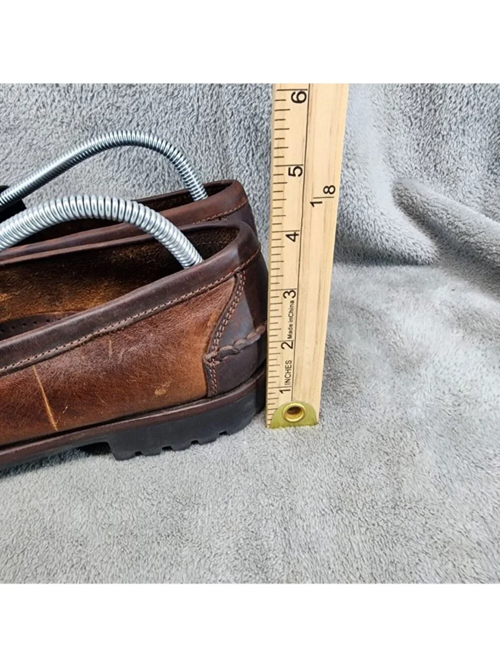 Cole Haan Shoes Mens Size 9 Country Brown Leather Slip On Loafers *Read*